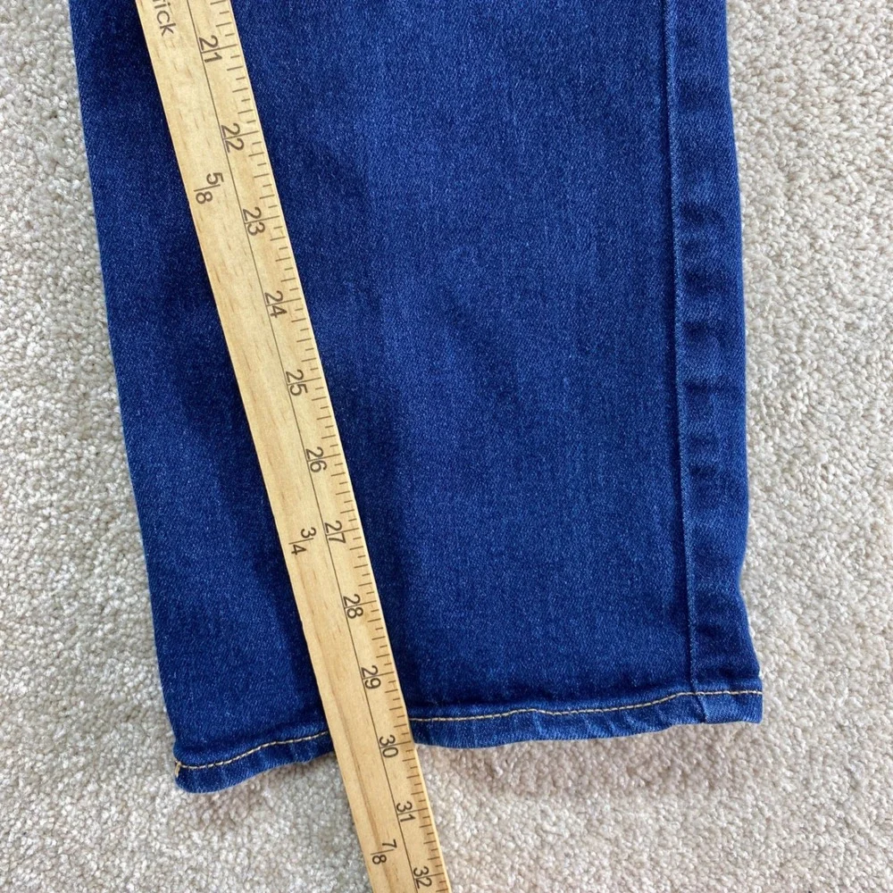 Old Navy Wow Boot-Cut Jeans Womens 14 Blue Mid-Rise Stretch Denim‎
